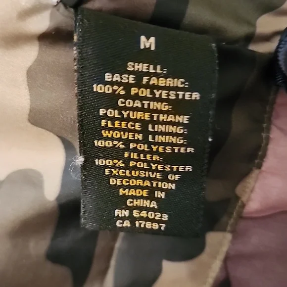 Men's camo puffy jacket - Picture 3 of 4